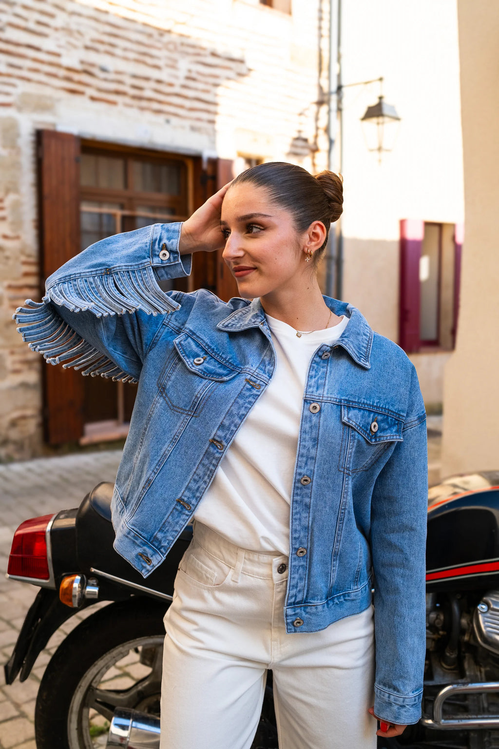 Veste en jean Lalou