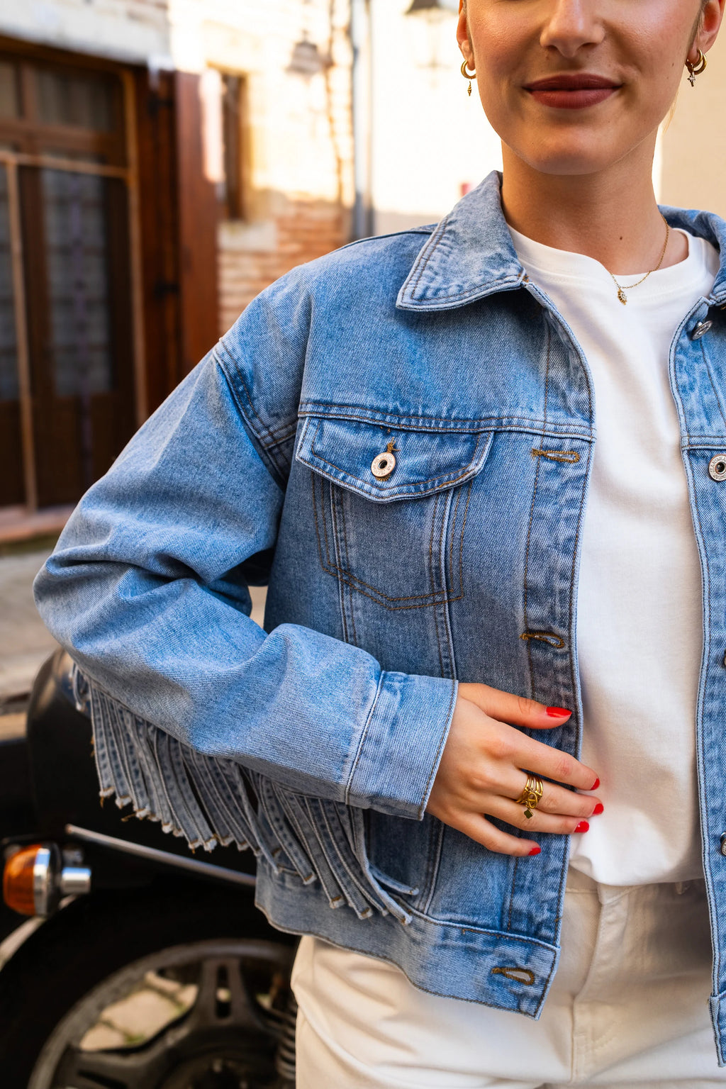 Veste en jean Lalou