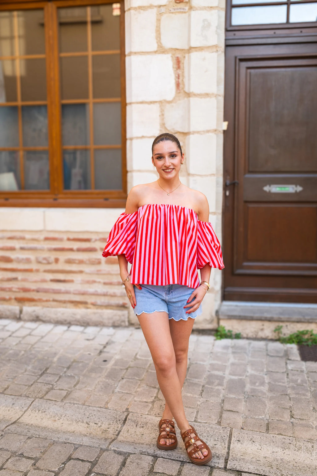 Blouse Cora rose