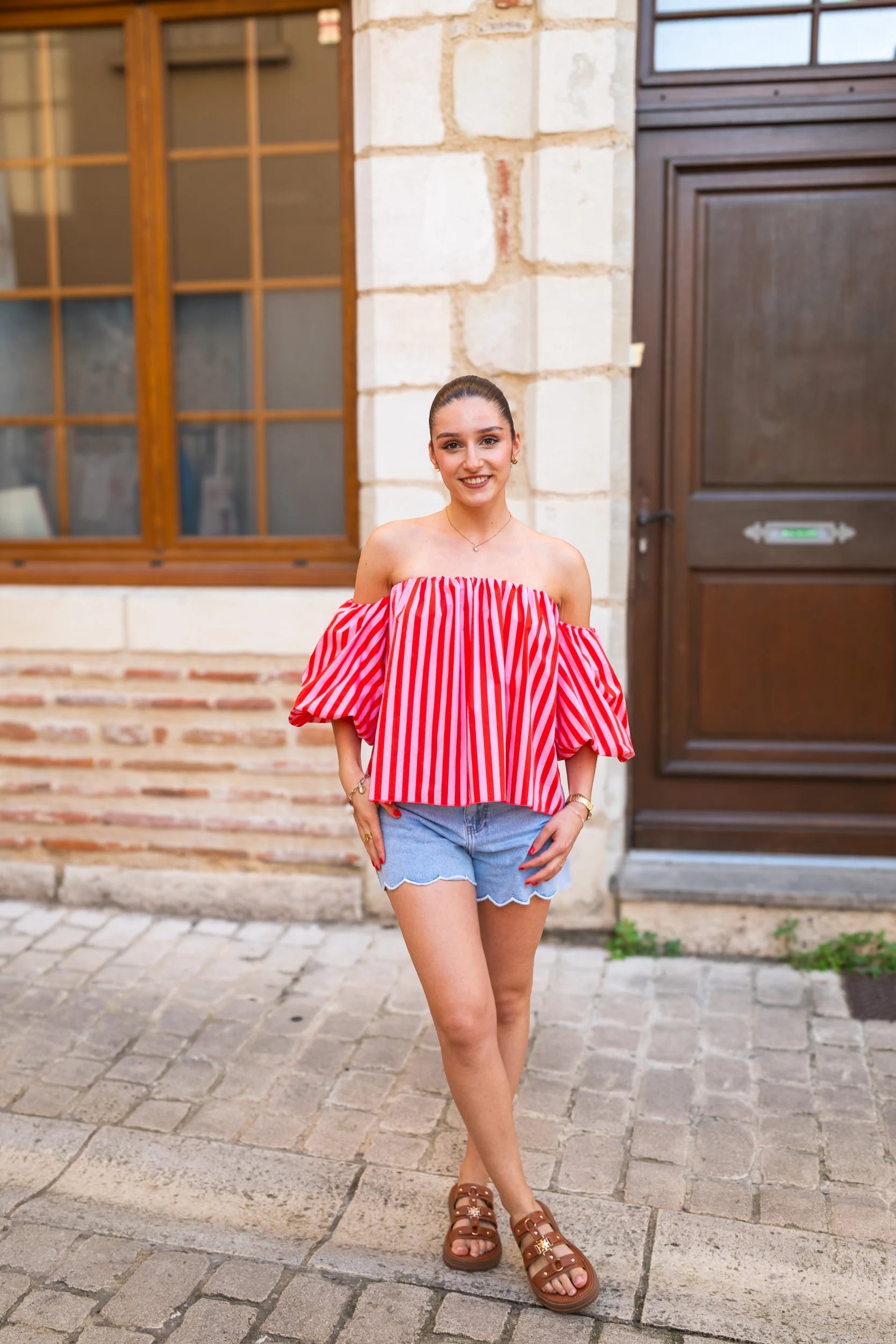 Blouse Cora rose