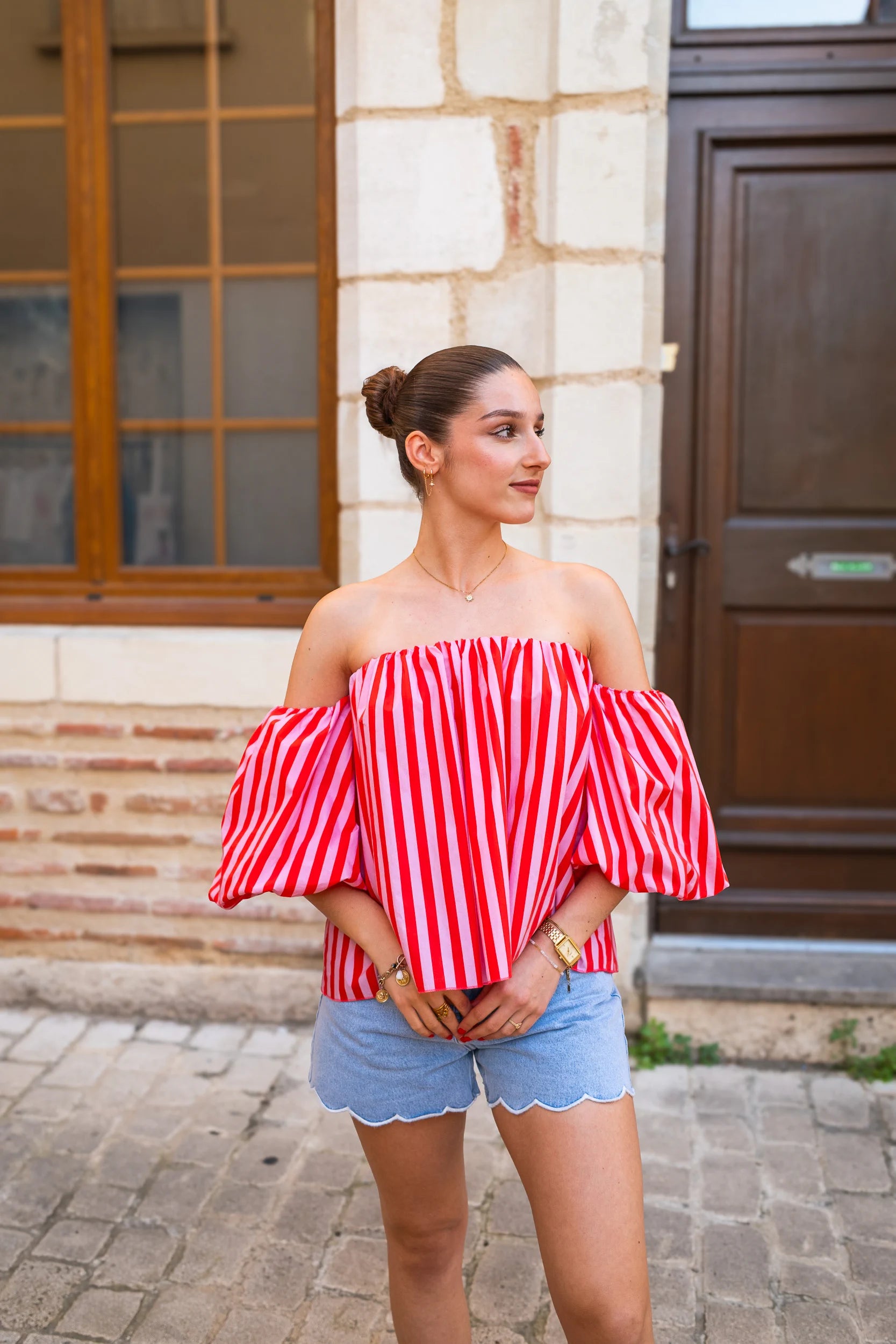 Blouse Cora rose