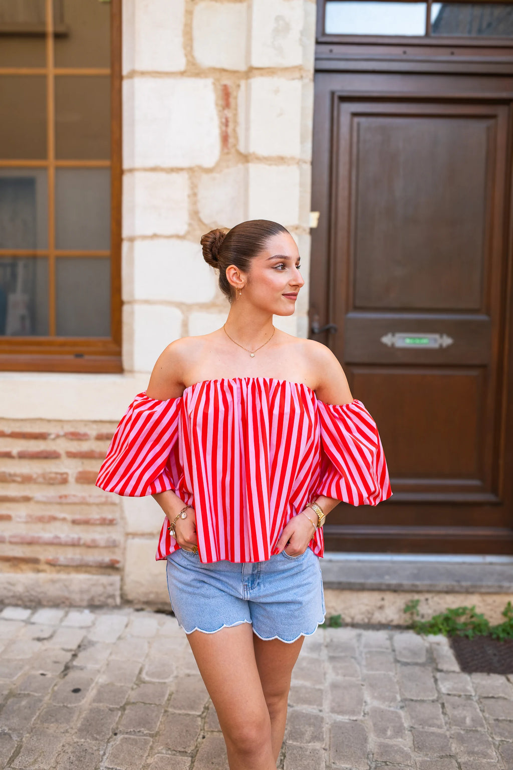 Blouse Cora rose