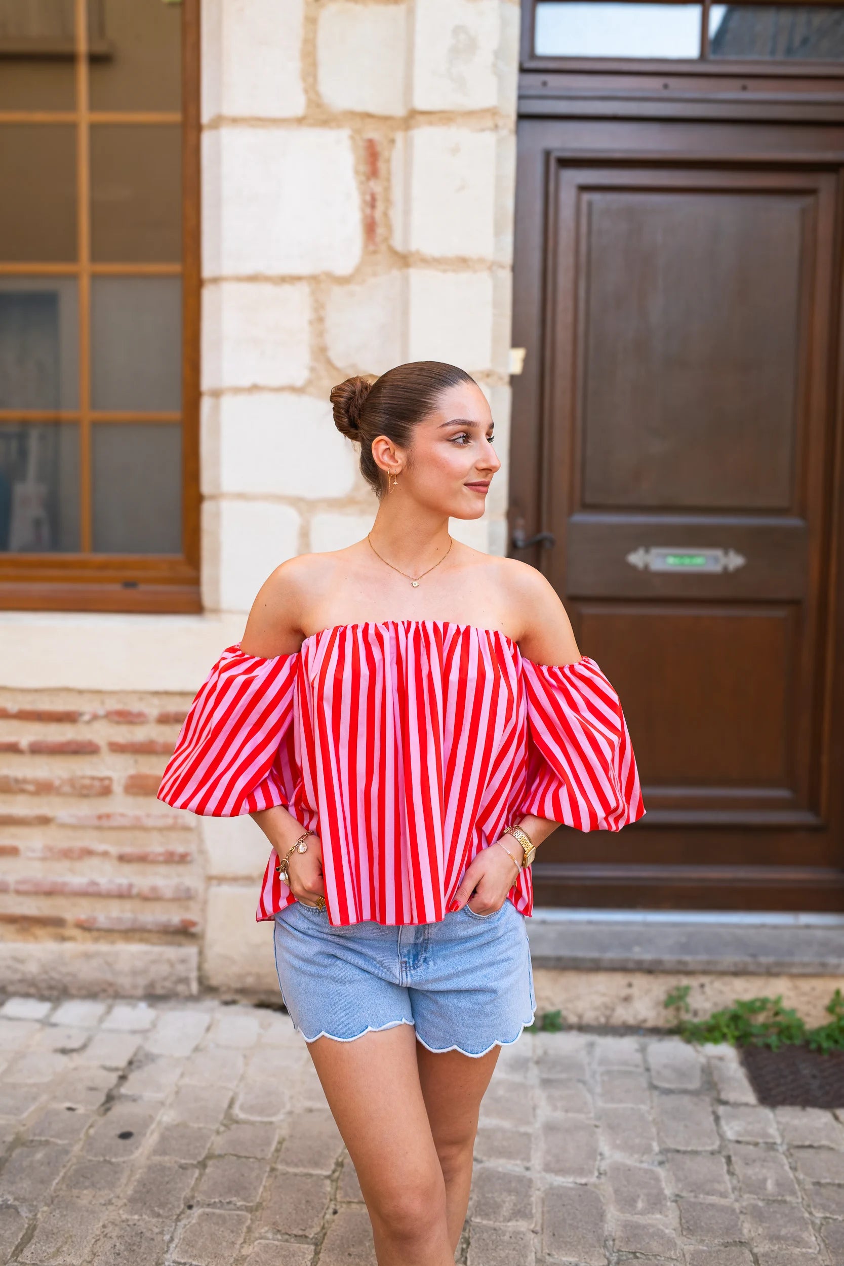 Blouse Cora rose