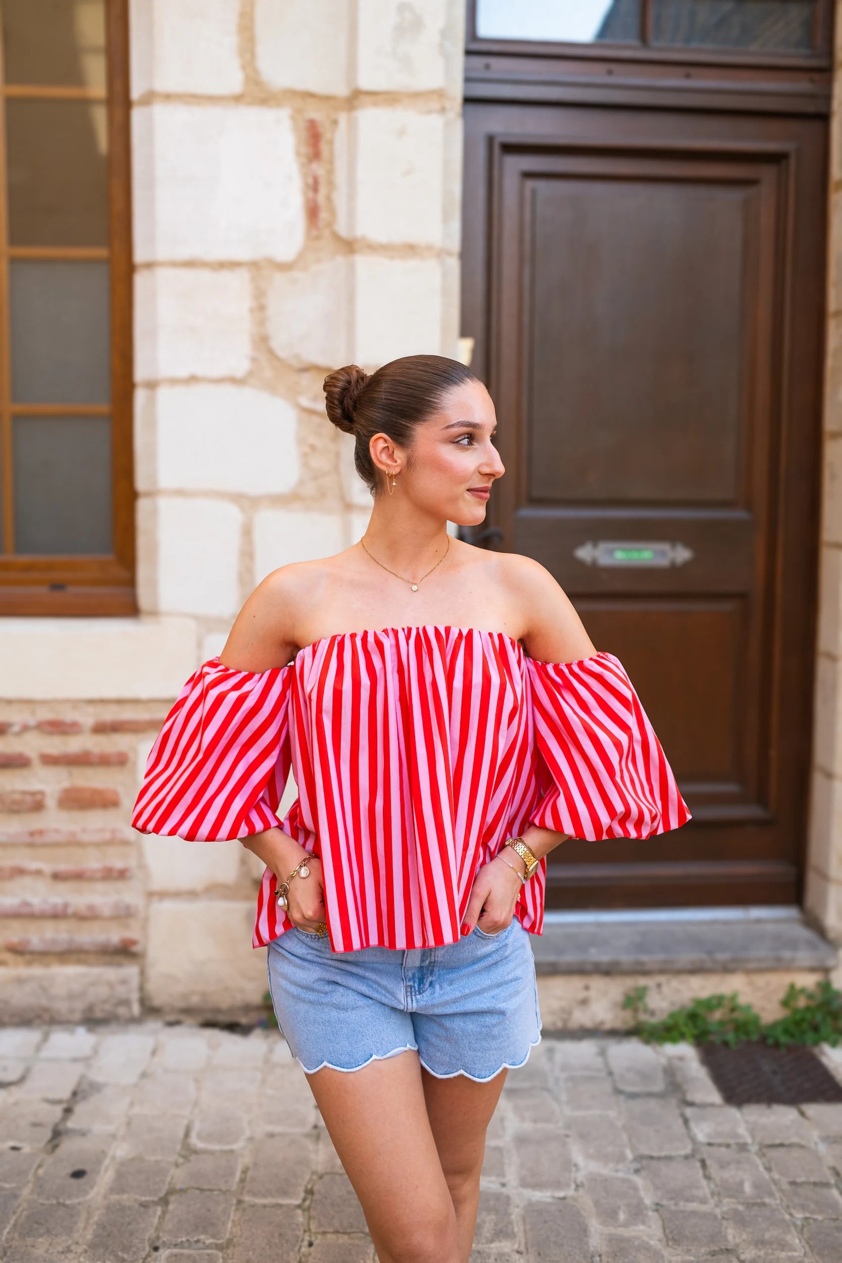 Blouse Cora rose