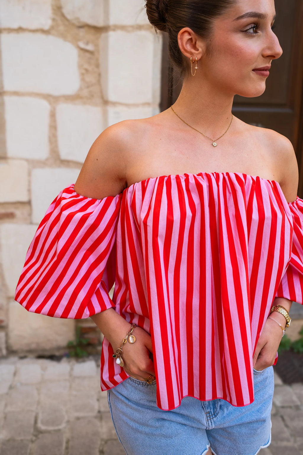 Blouse Cora rose