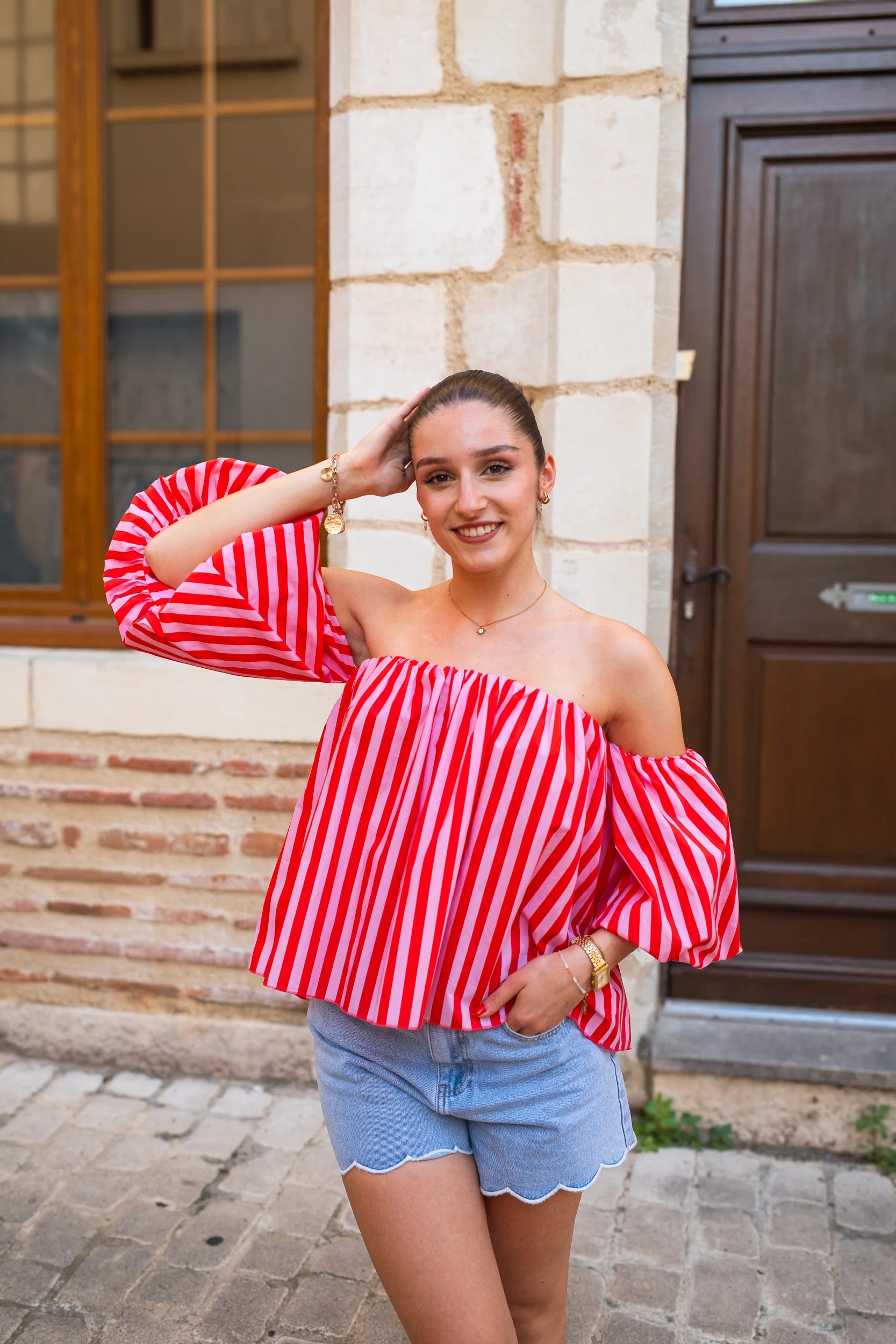 Blouse Cora rose