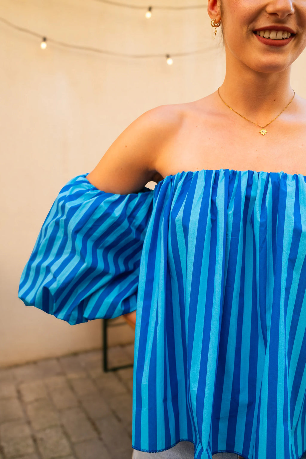Blouse Cora bleue