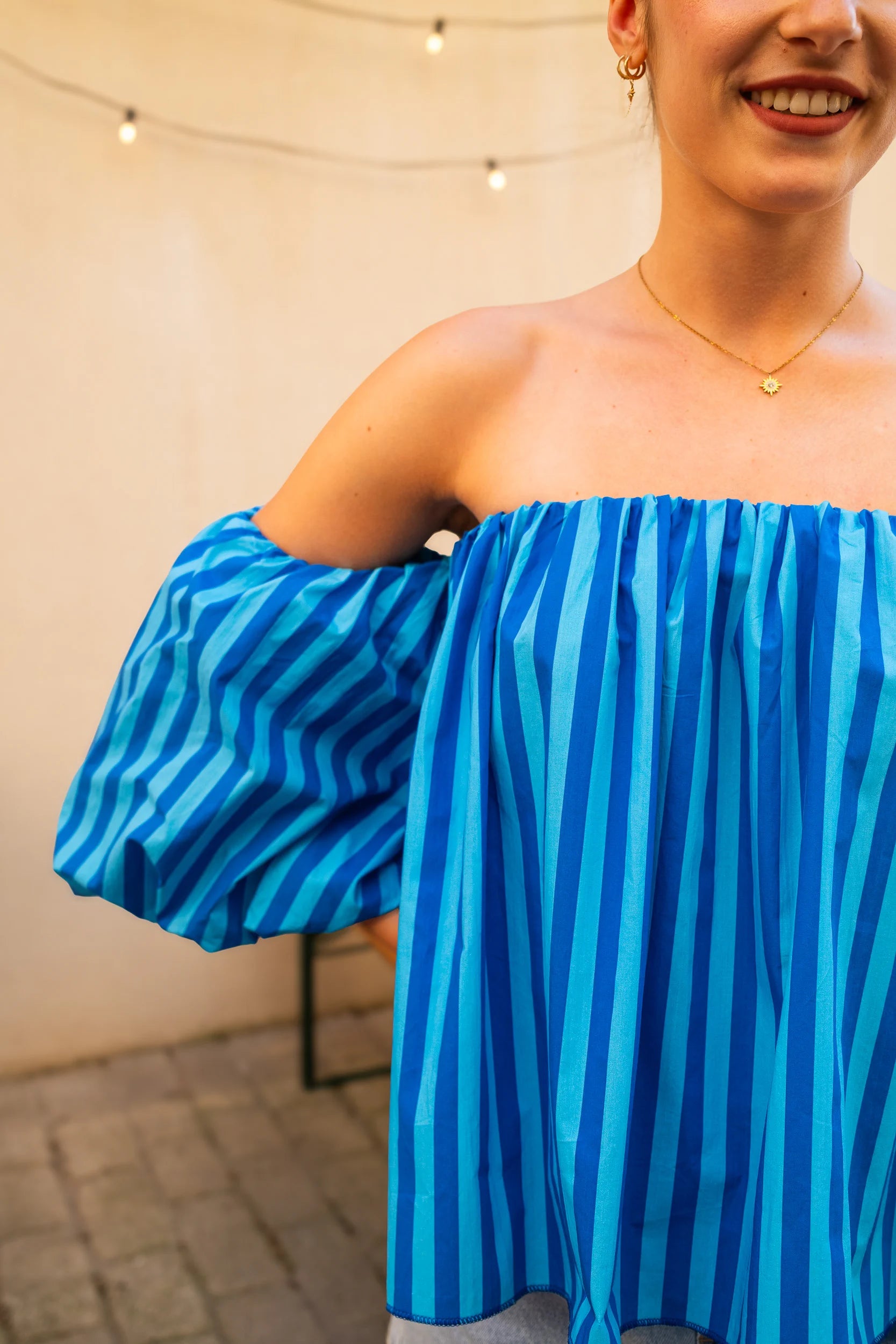 Blouse Cora bleue