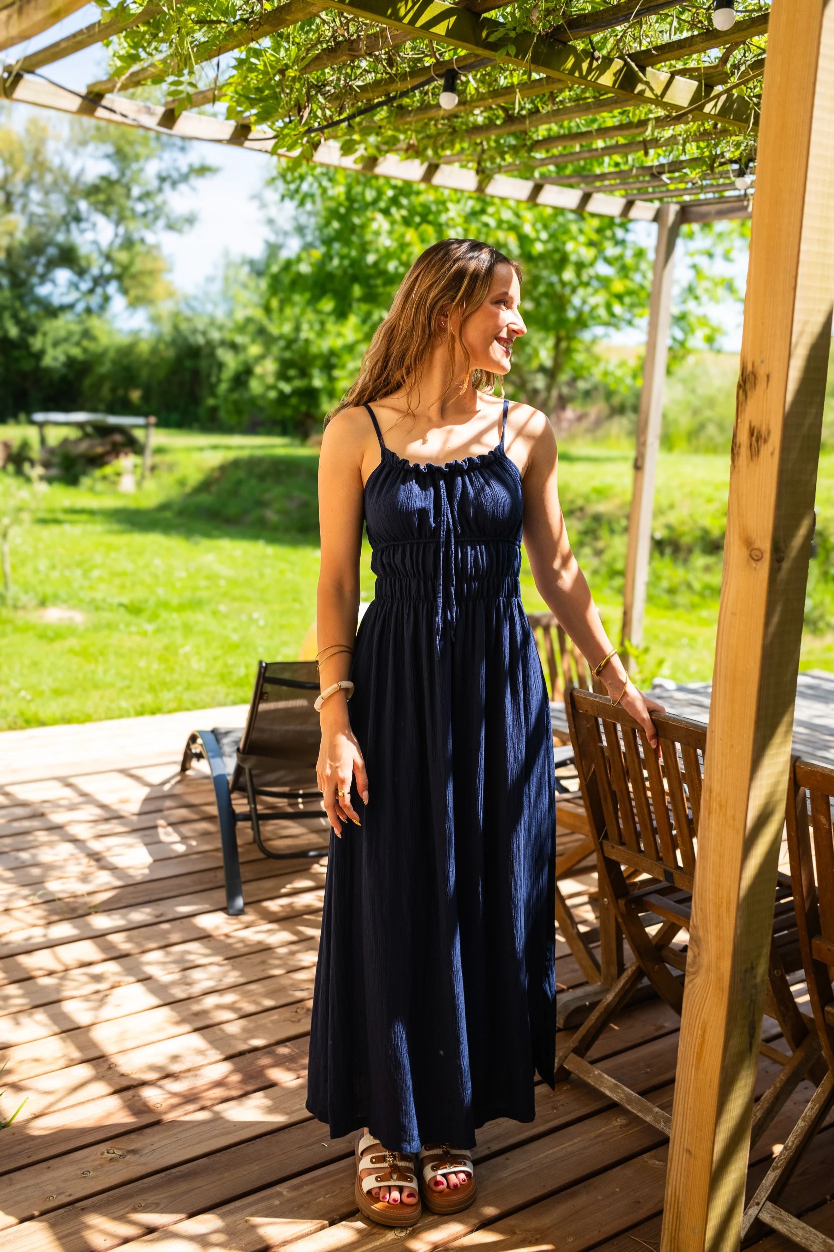 Robe Odette marine