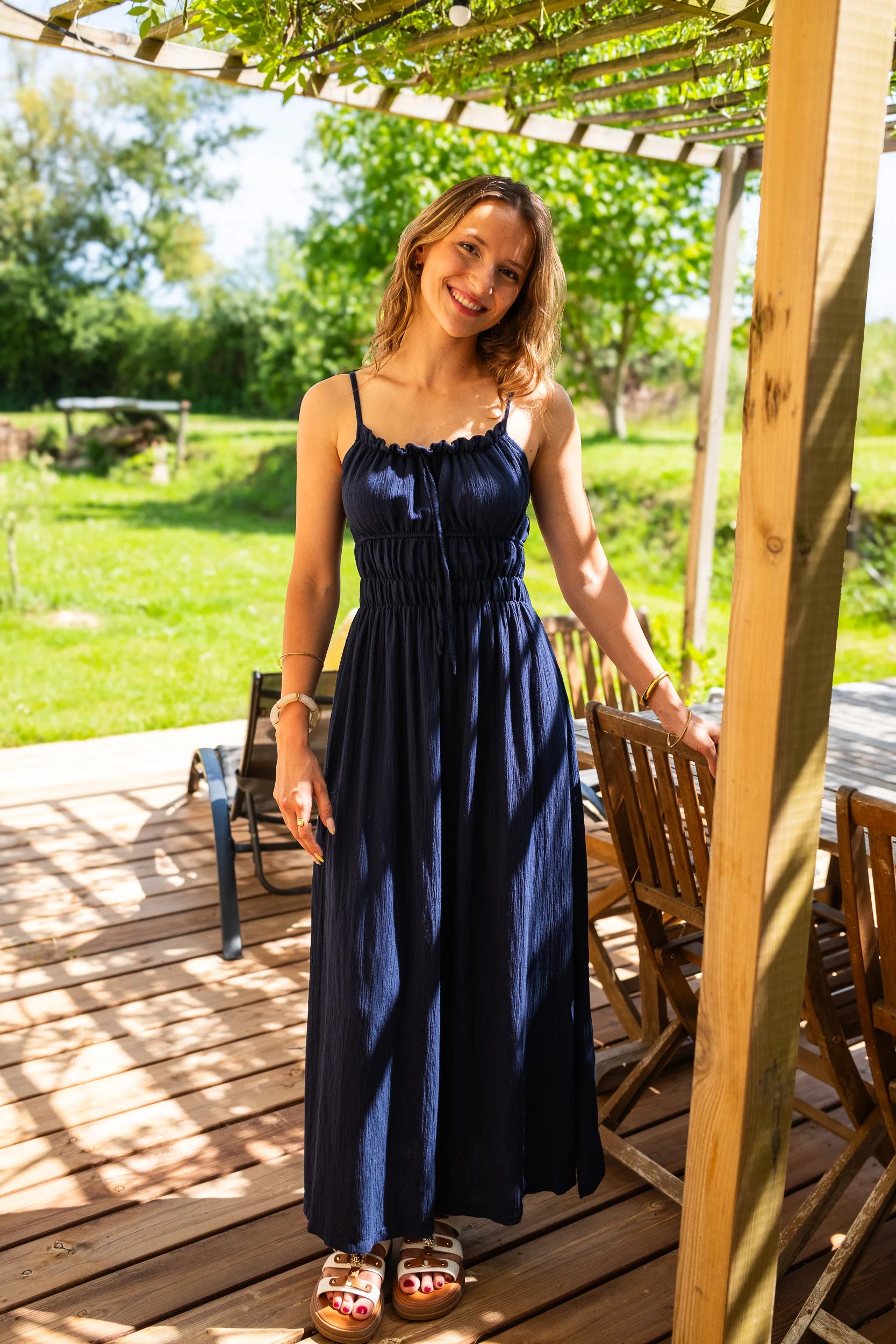 Robe Odette marine
