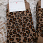 Chaussettes Bisou léopard taupe