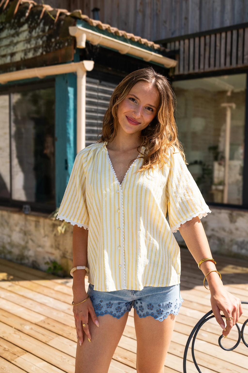 Blouse Paulina jaune