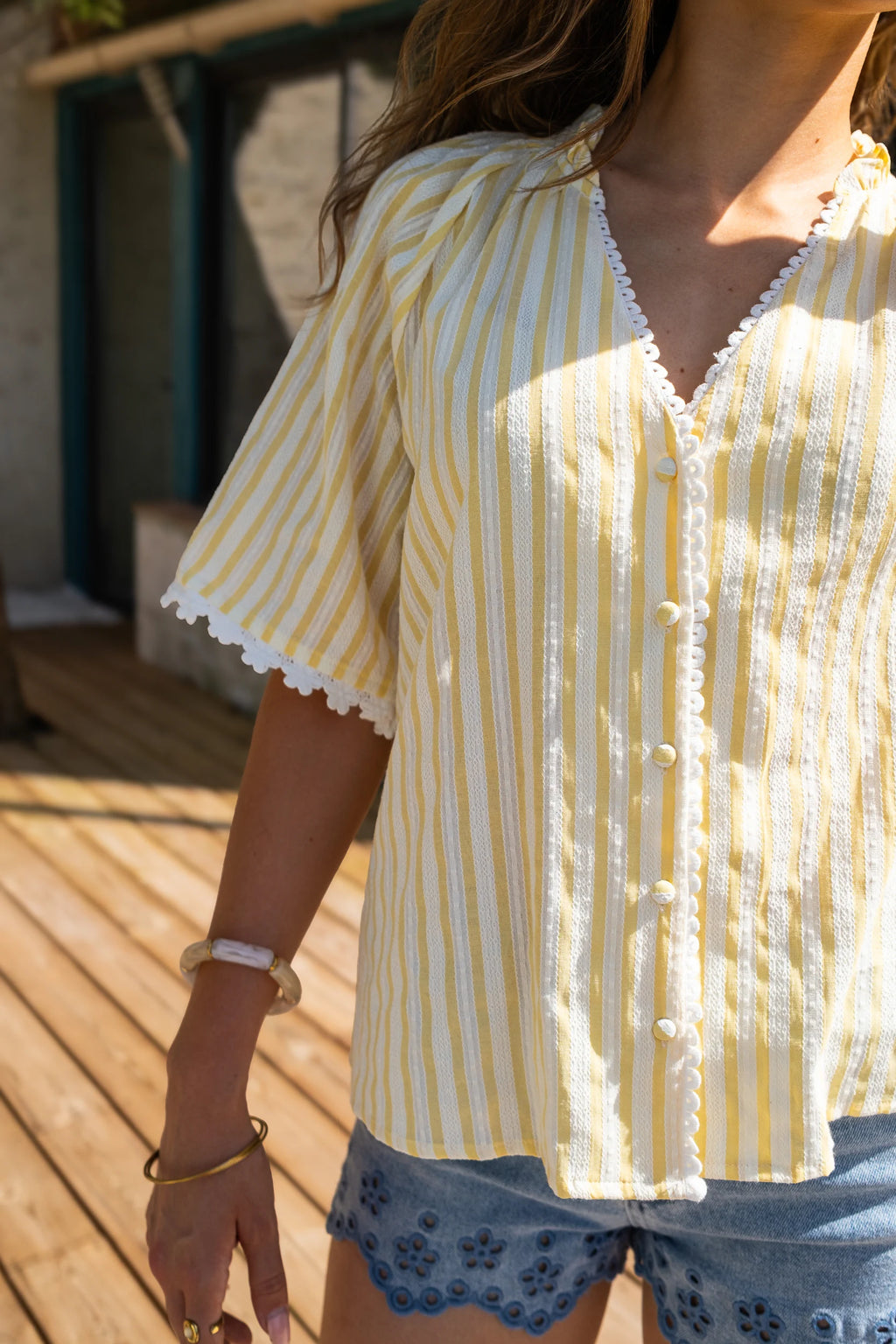 Blouse Paulina jaune