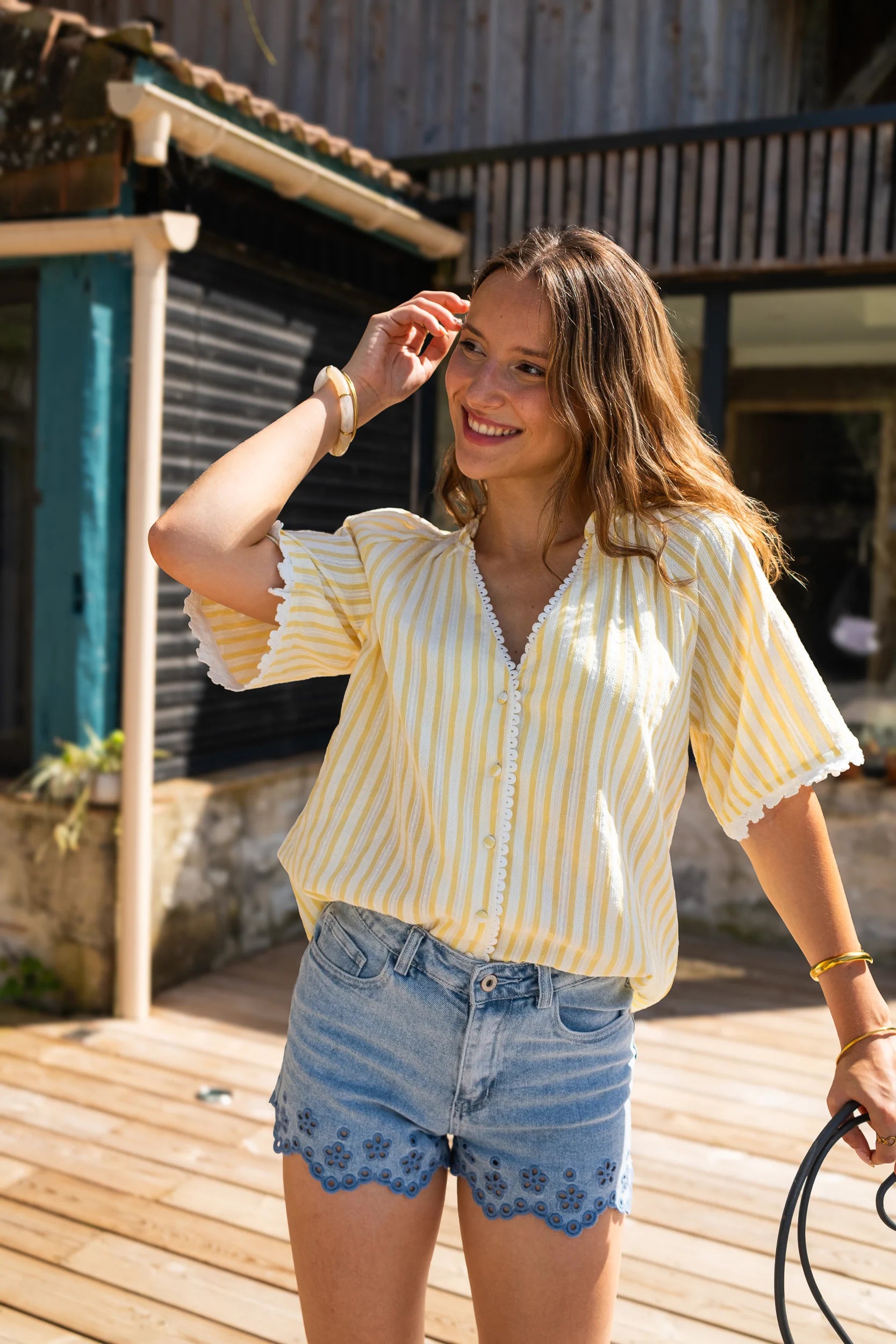 Blouse Paulina jaune
