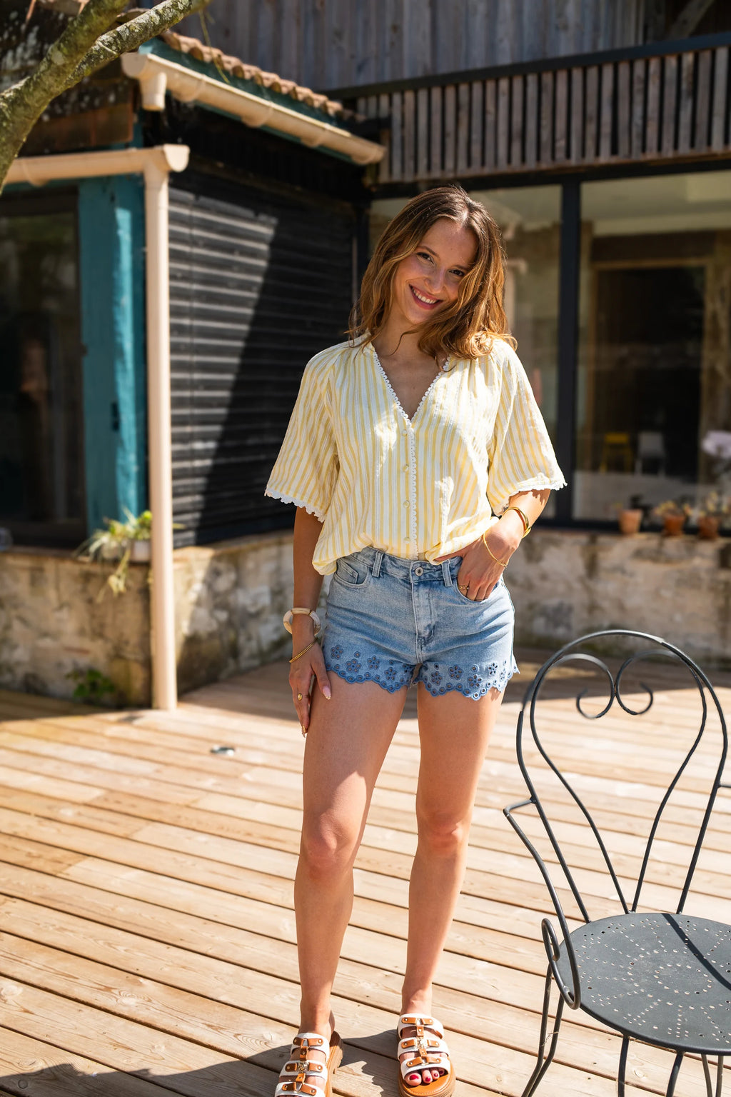 Blouse Paulina jaune