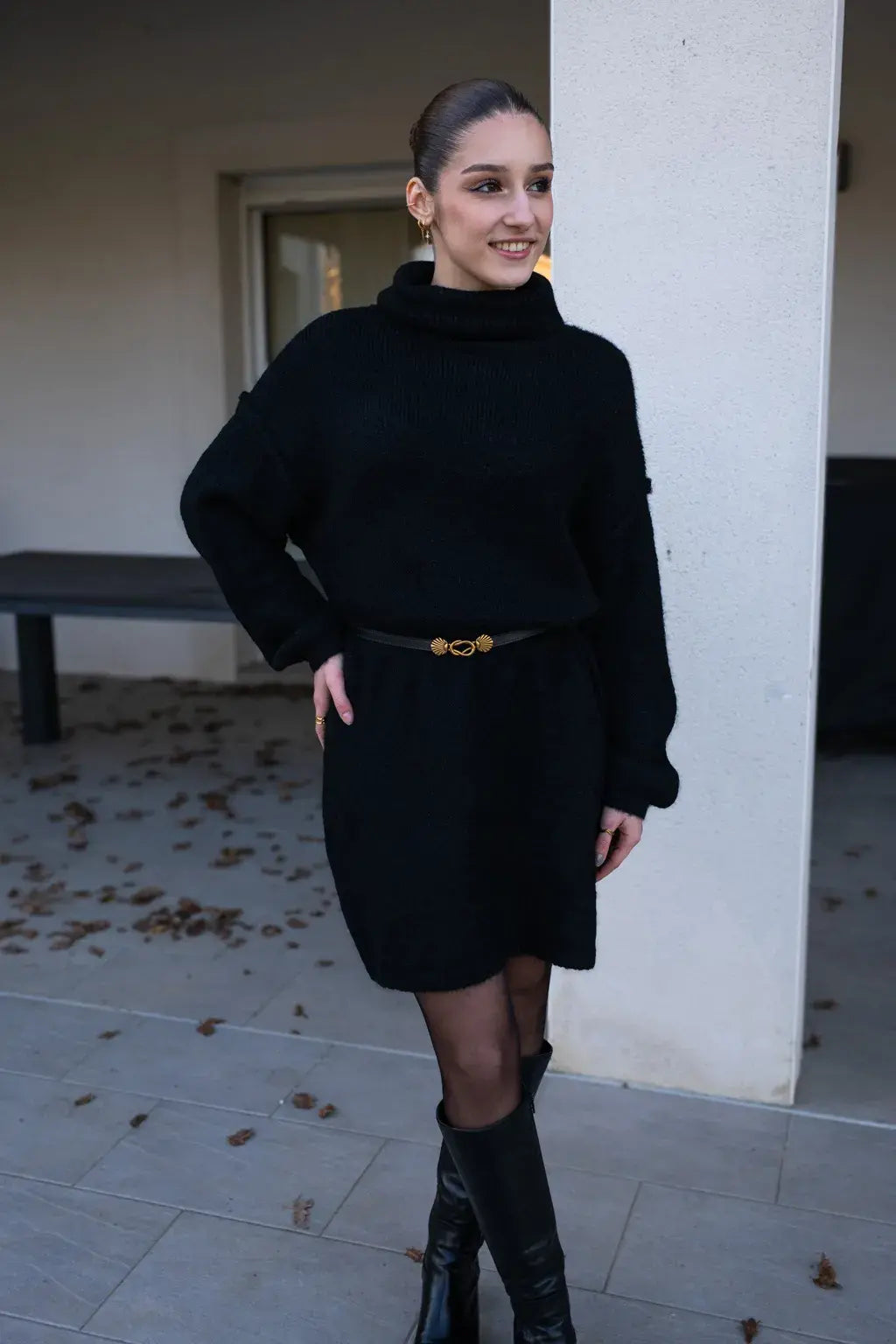 Robe pull Mara noire