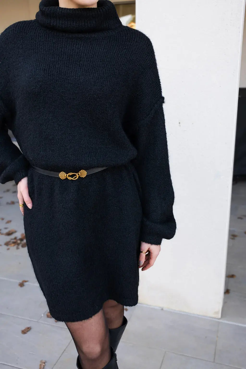 Robe pull Mara noire