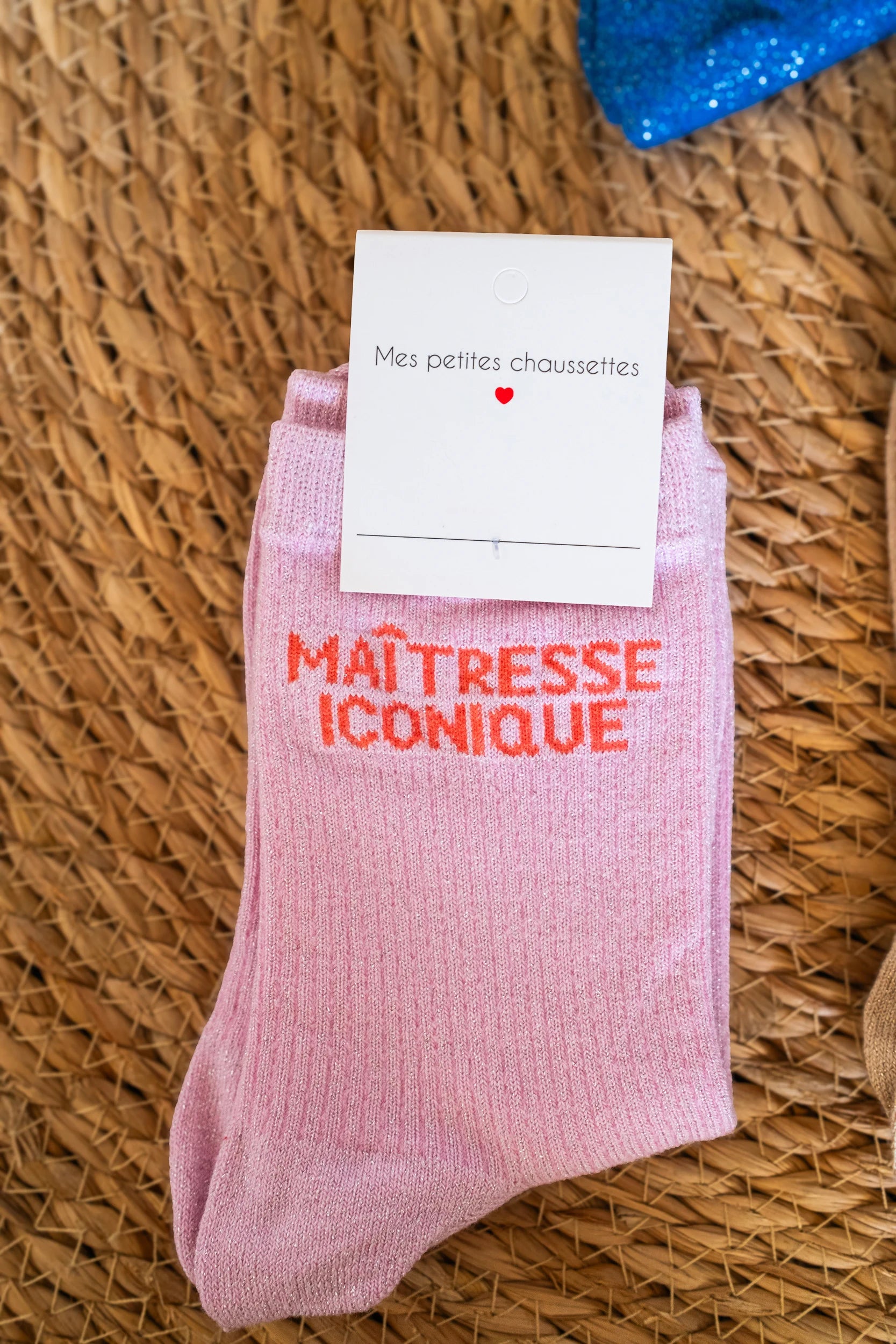 Chaussettes Maîtresse iconique roses