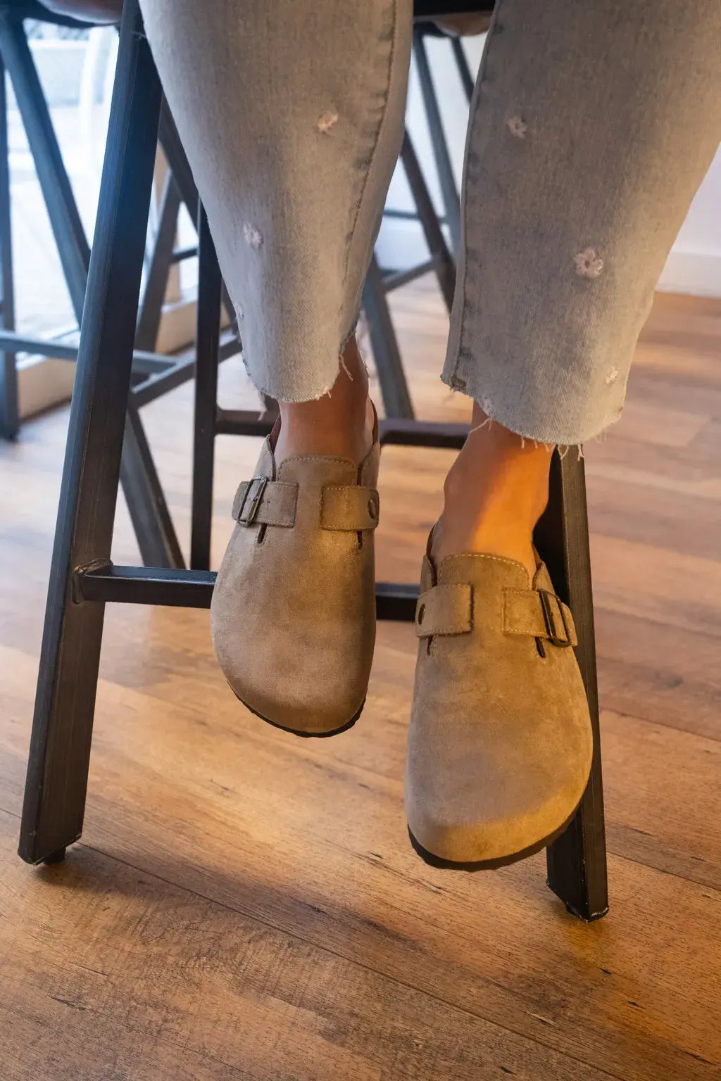 Mules Noa taupe