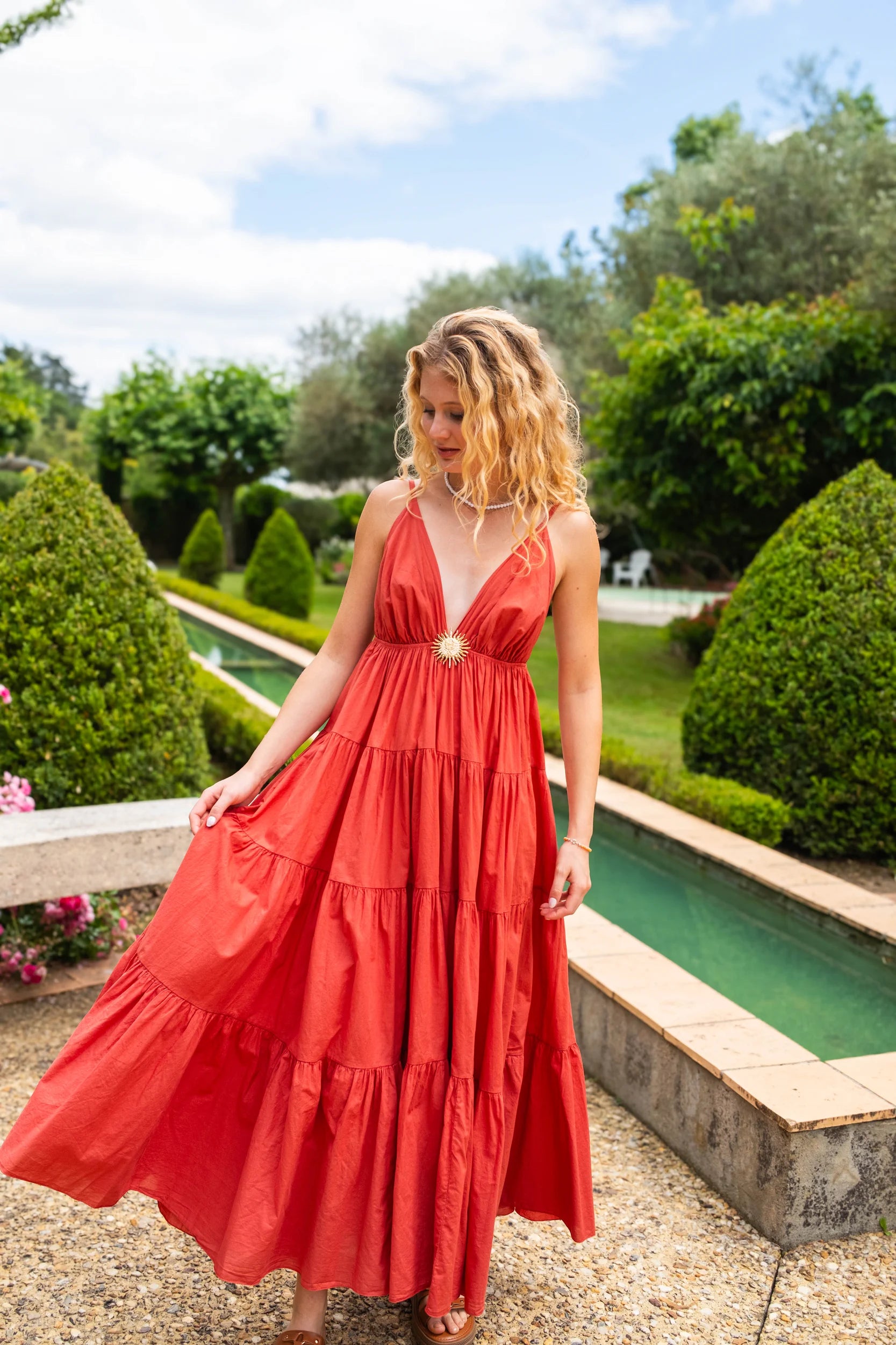 Robe Charline terracotta