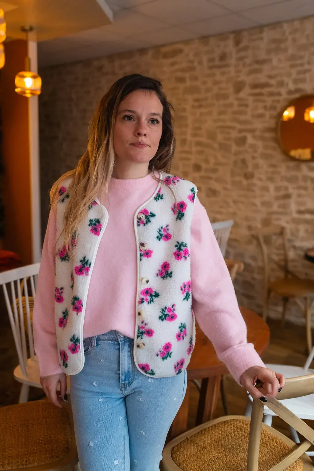 Gilet moumoute Clara