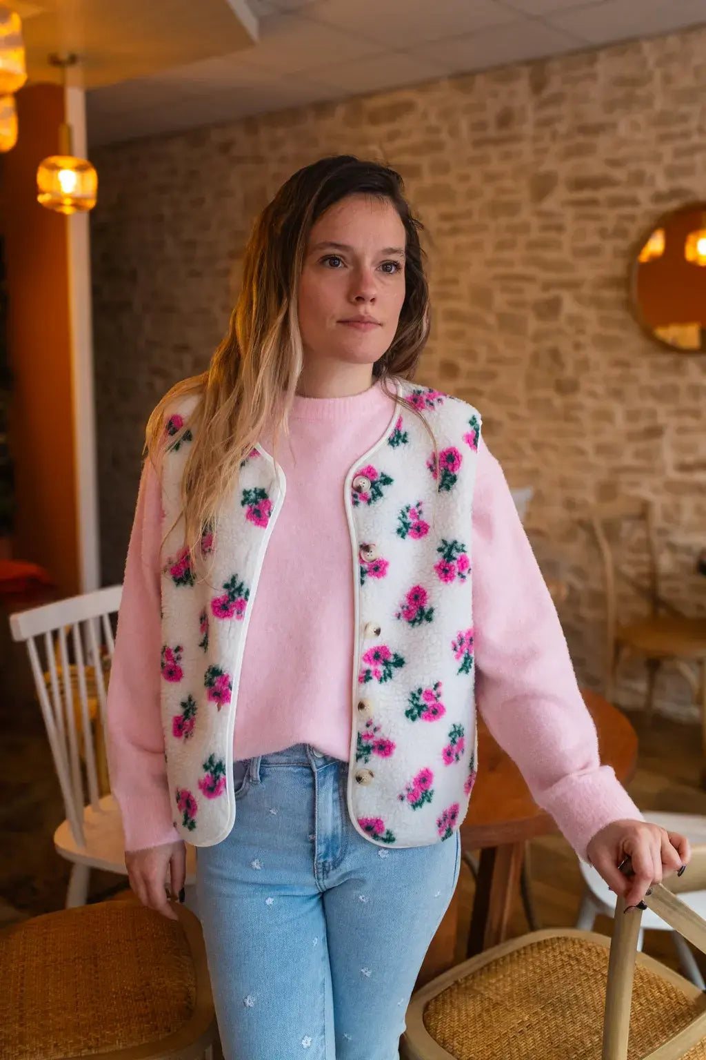 Gilet moumoute Clara