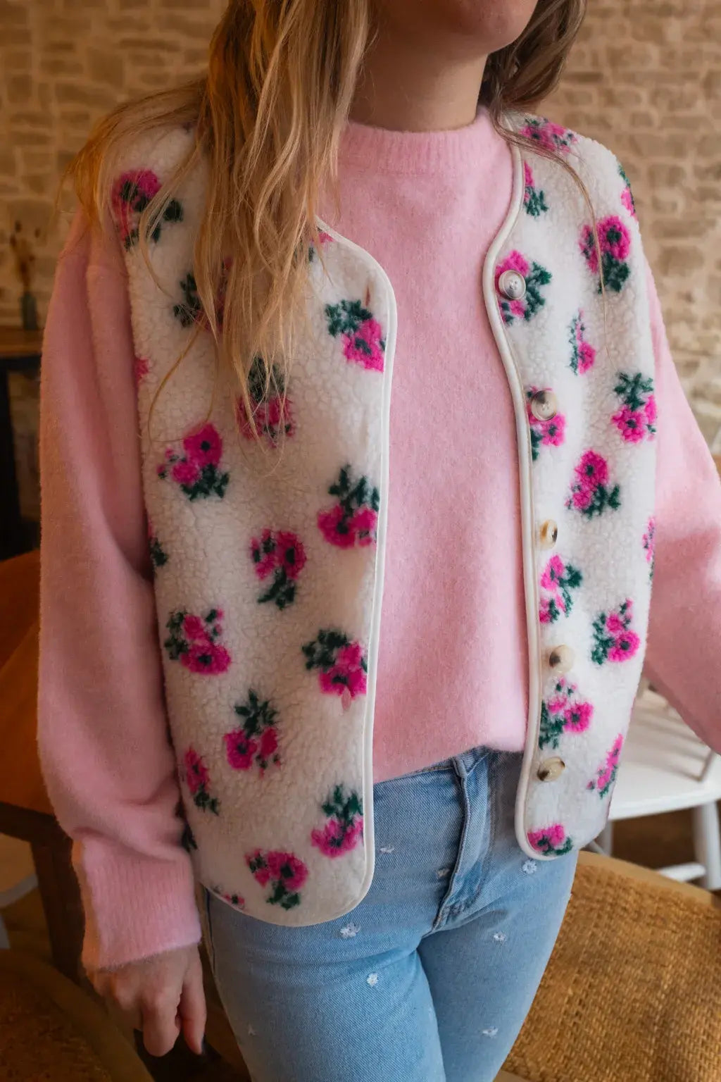 Gilet moumoute Clara