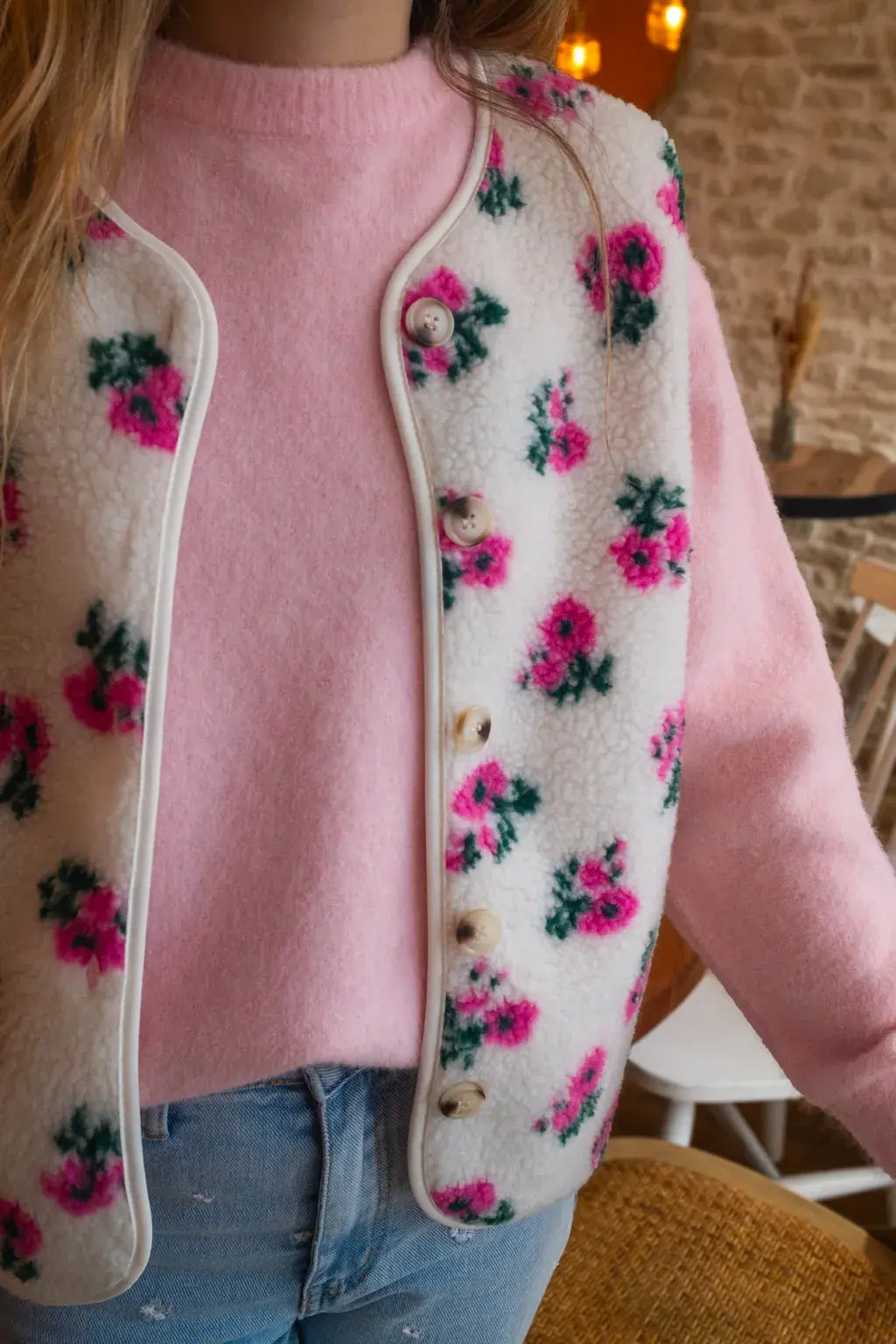 Gilet moumoute Clara