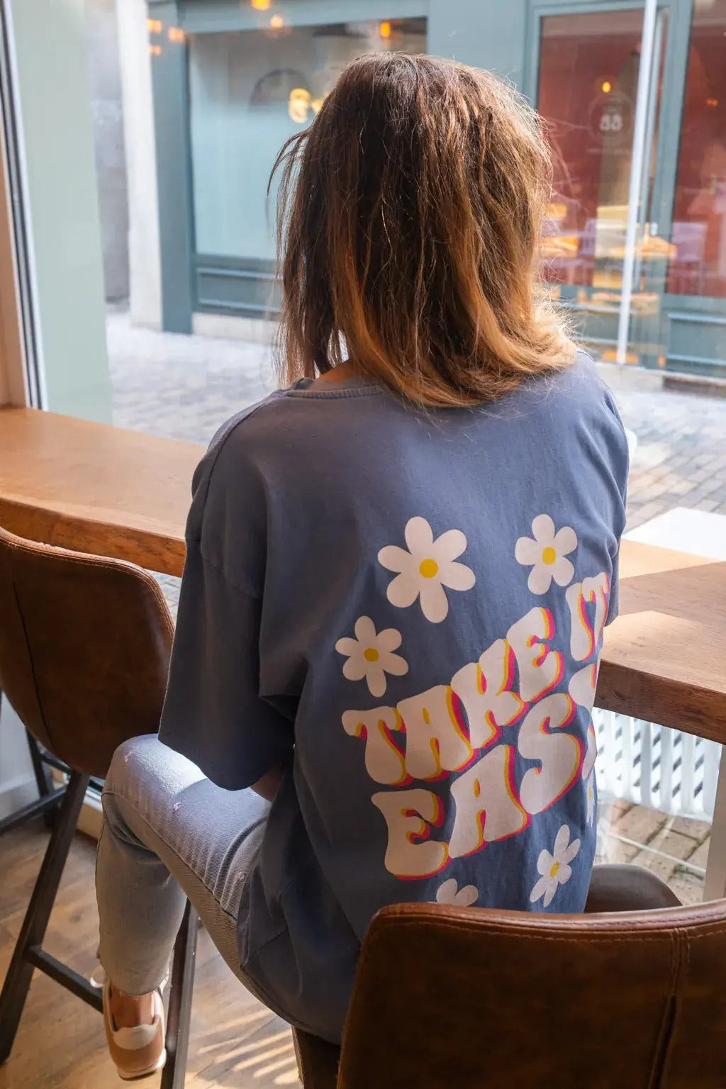 T-shirt Easy bleu