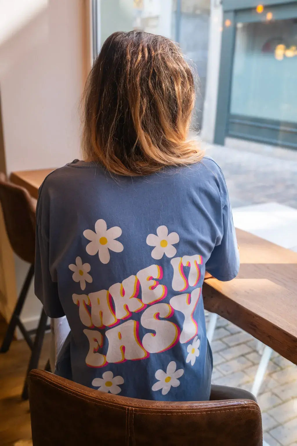 T-shirt Easy bleu