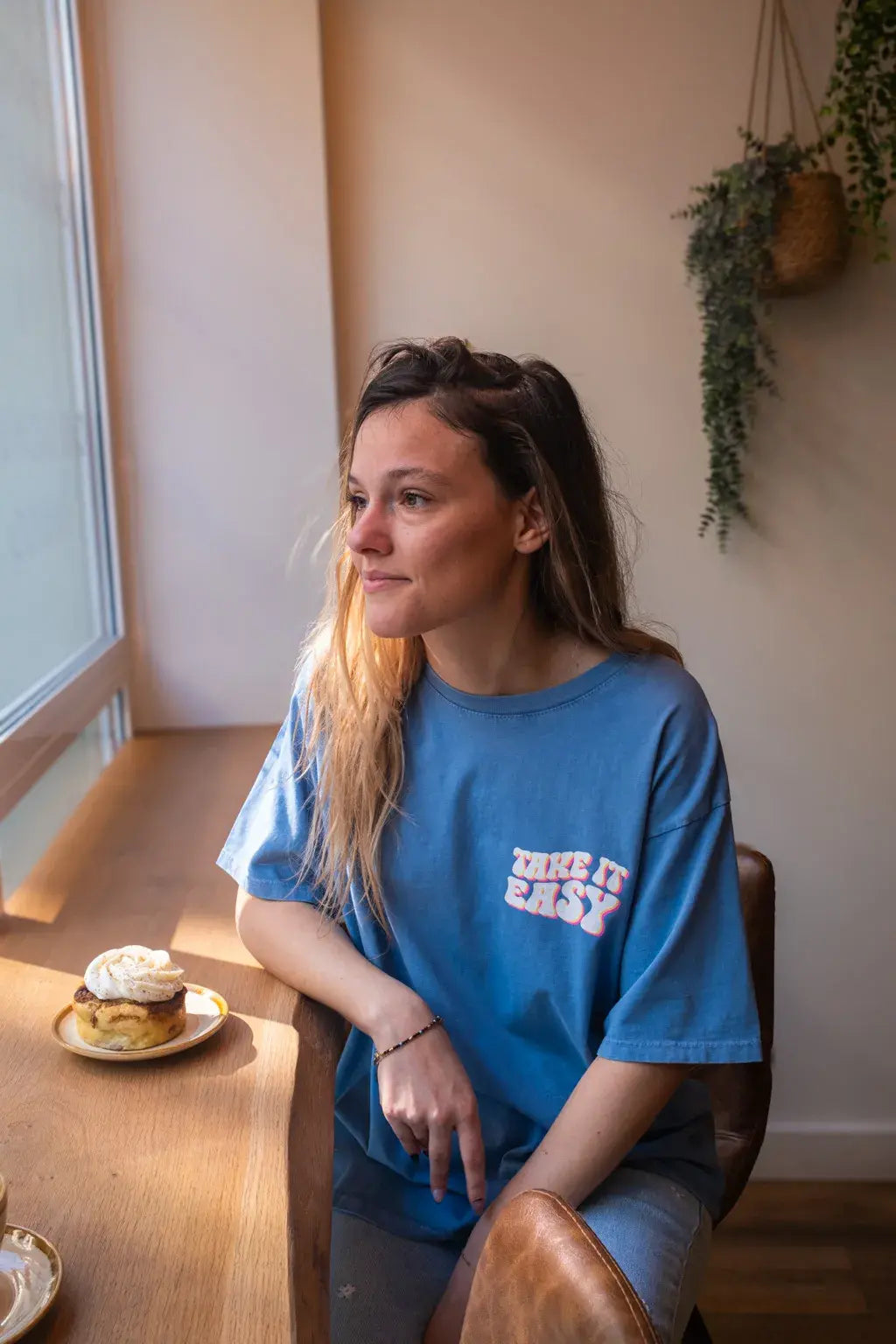 T-shirt Easy bleu