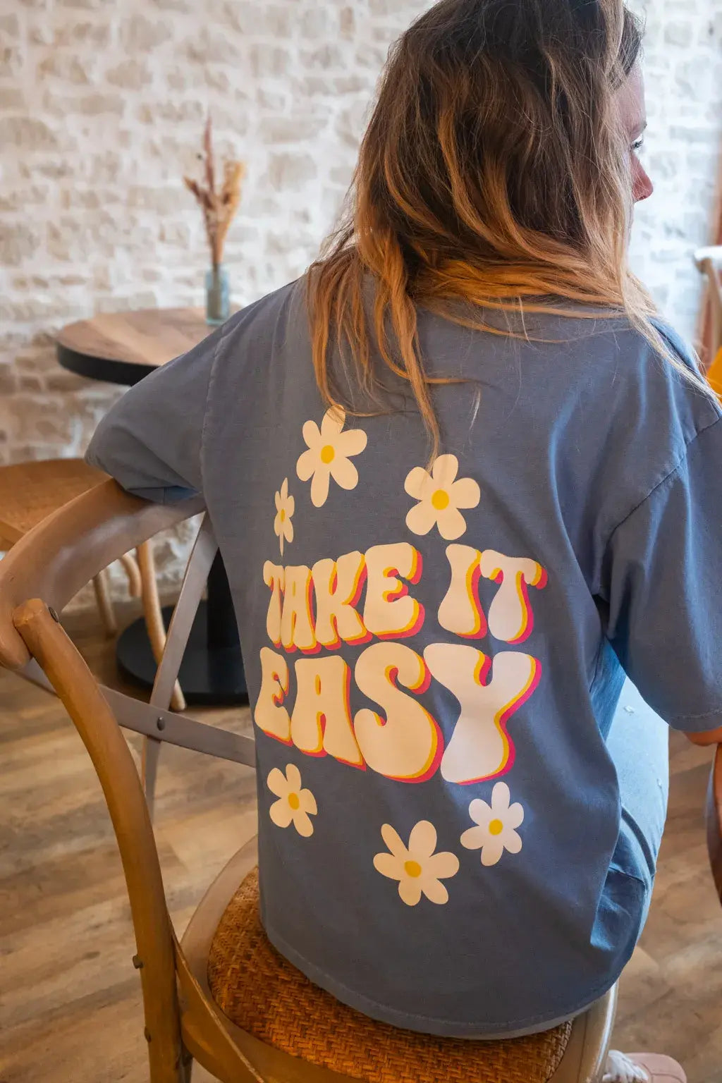 T-shirt Easy bleu