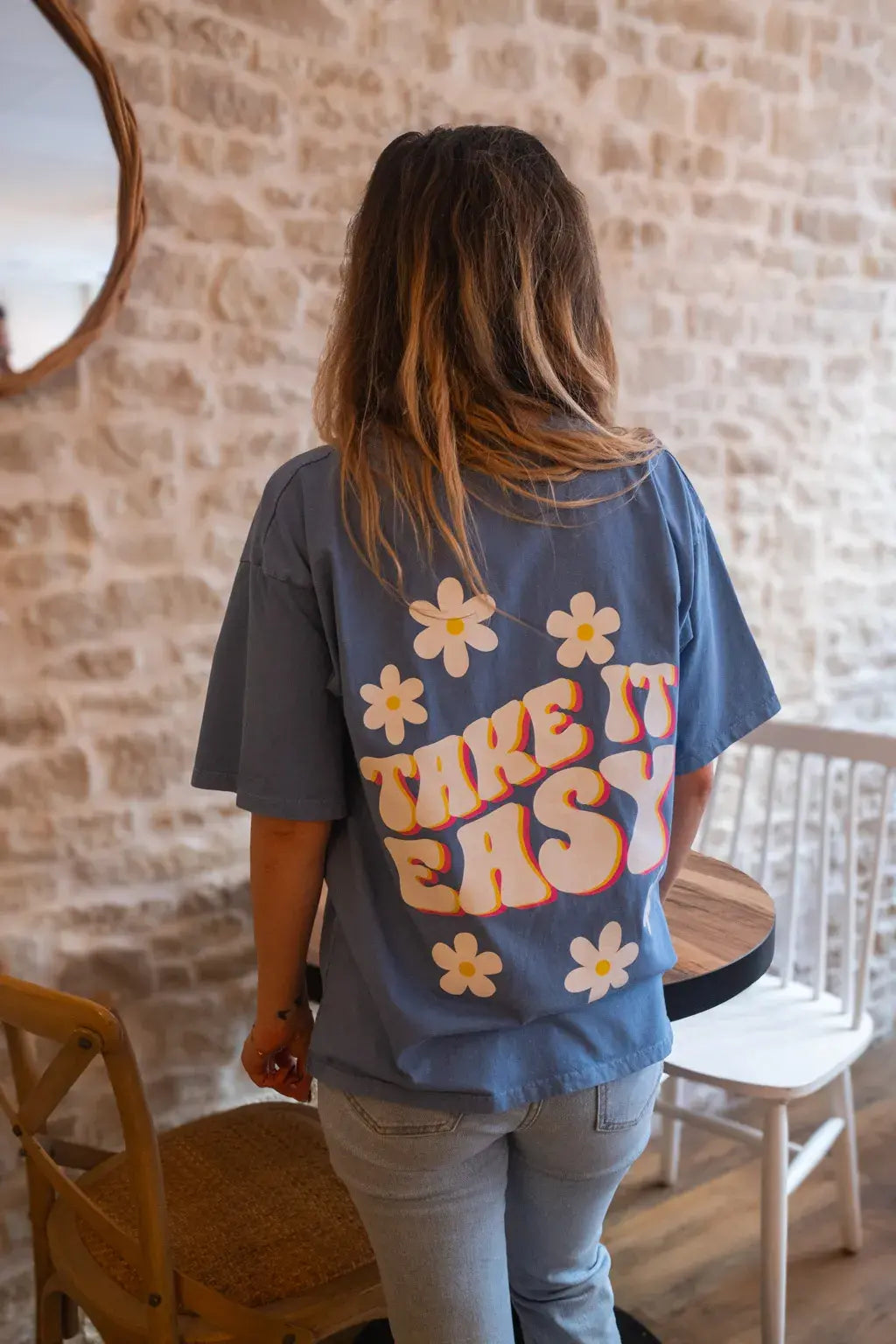 T-shirt Easy bleu
