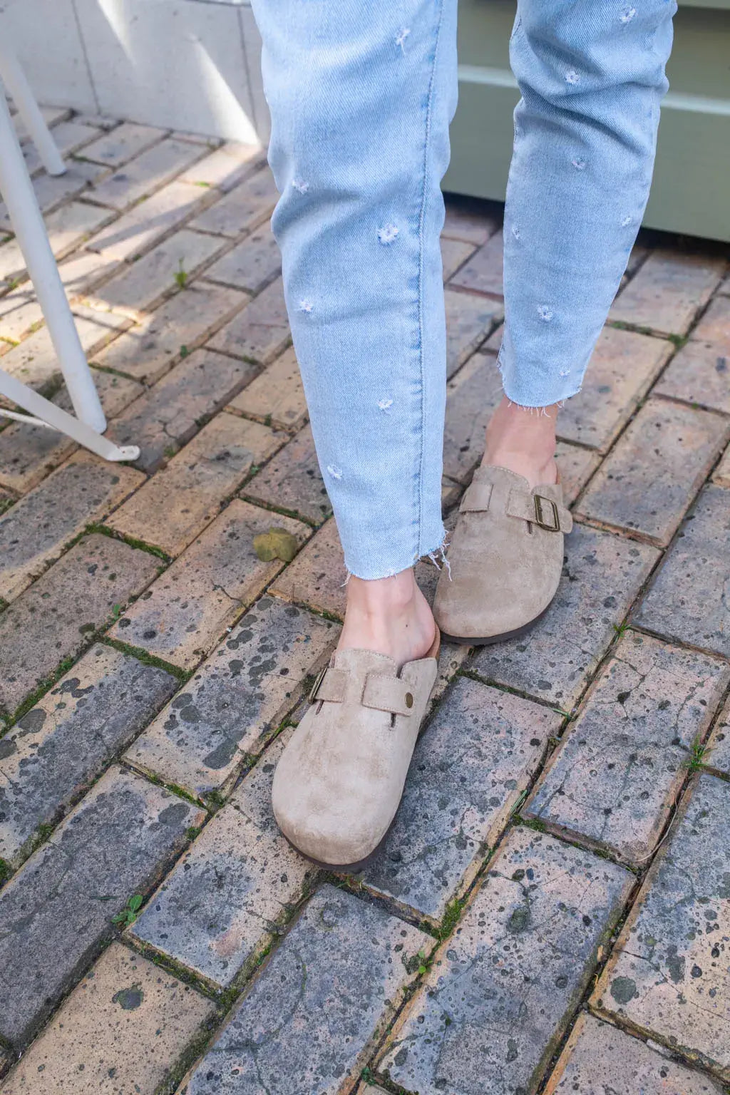Mules Noa taupe