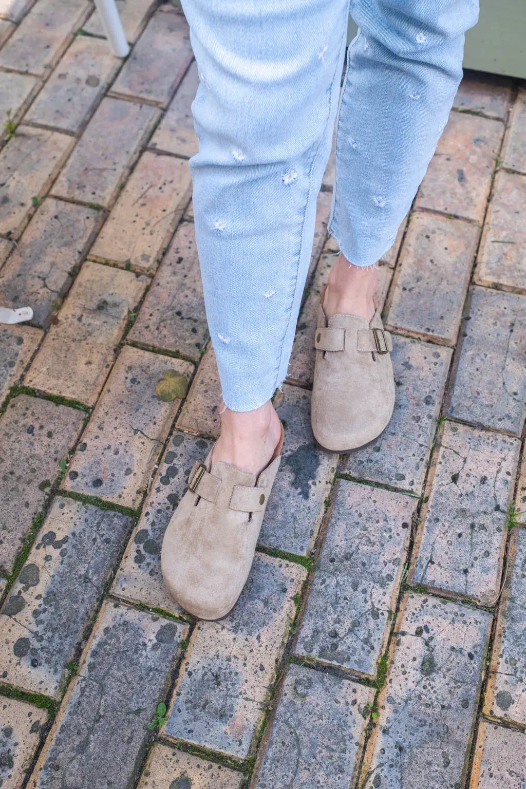 Mules Noa taupe