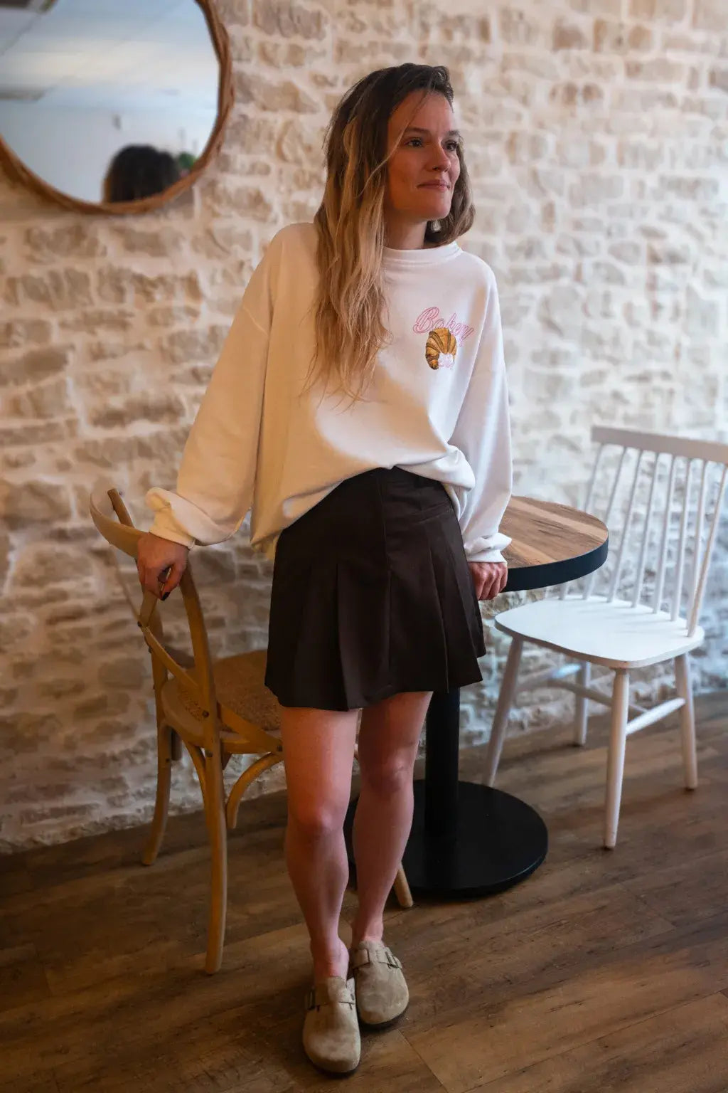 Sweat croissant parisienne