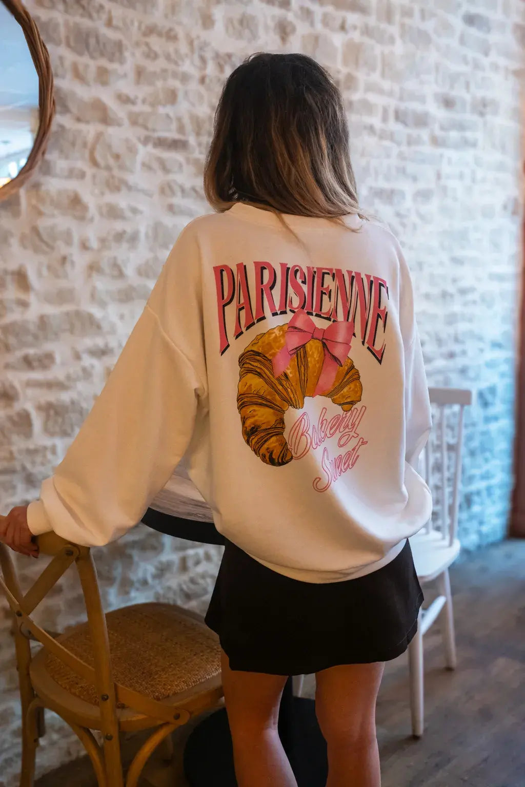 Sweat croissant parisienne