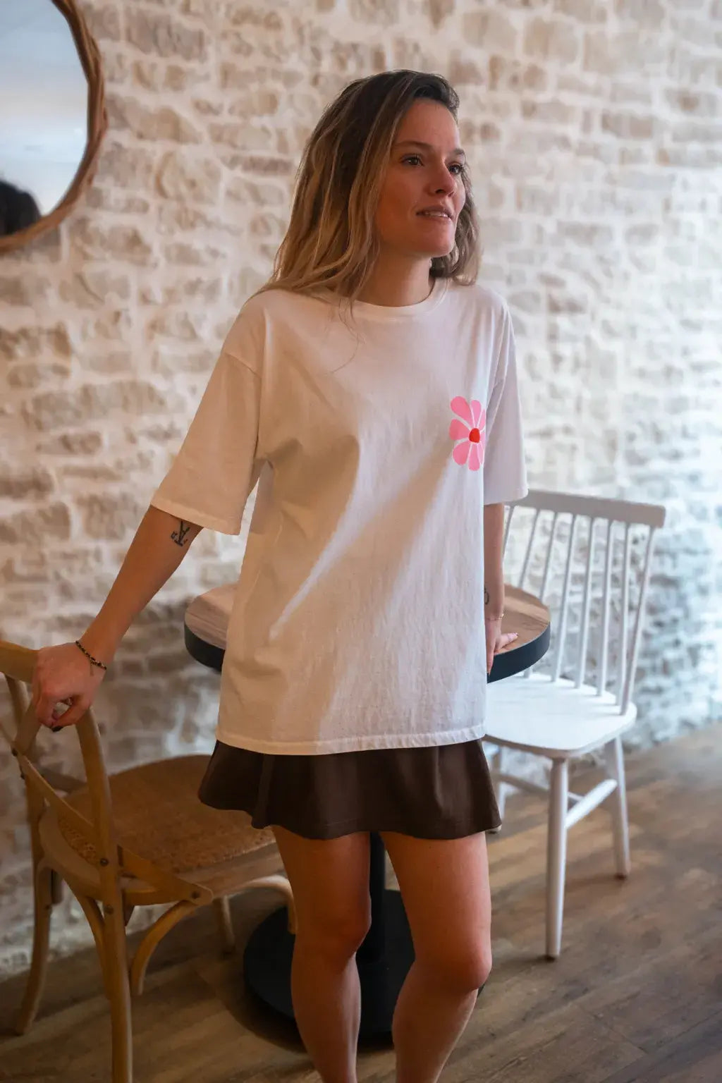 T-shirt Maya écru