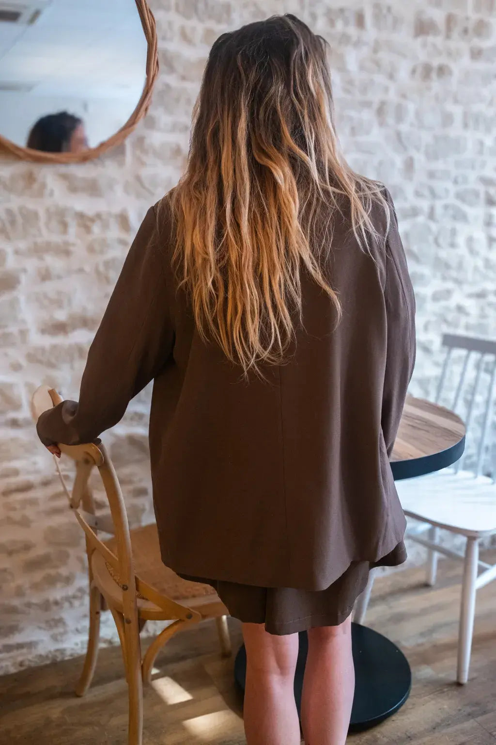 Veste blazer Owen taupe