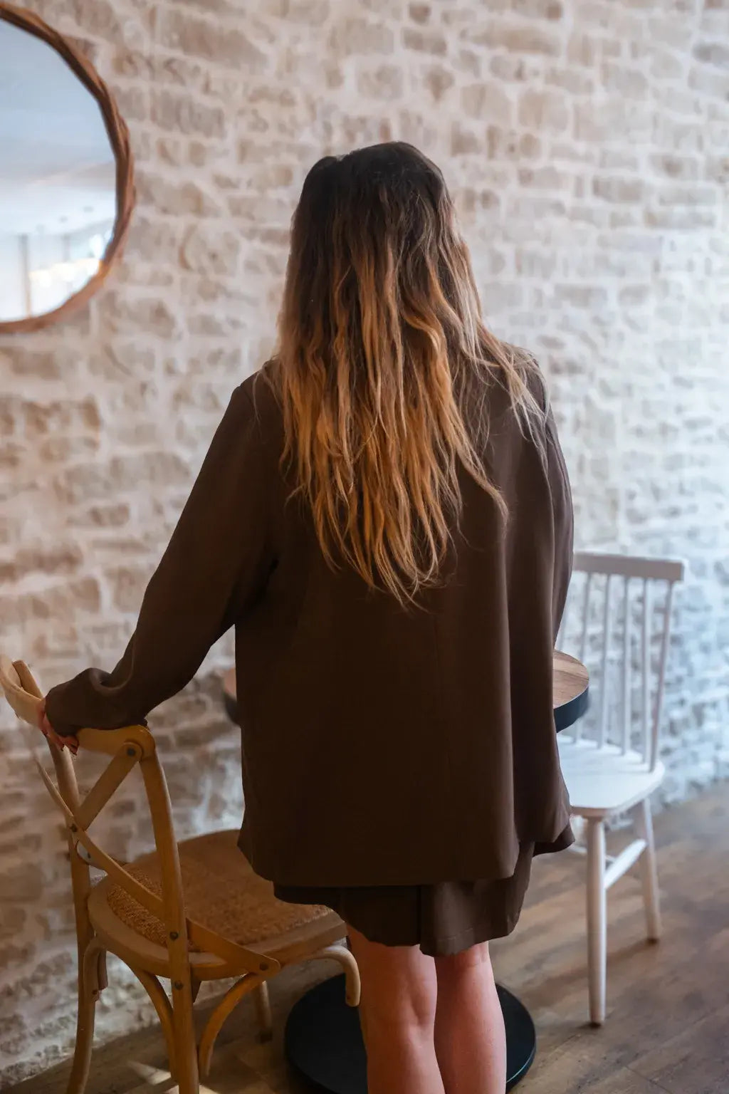 Veste blazer Owen taupe