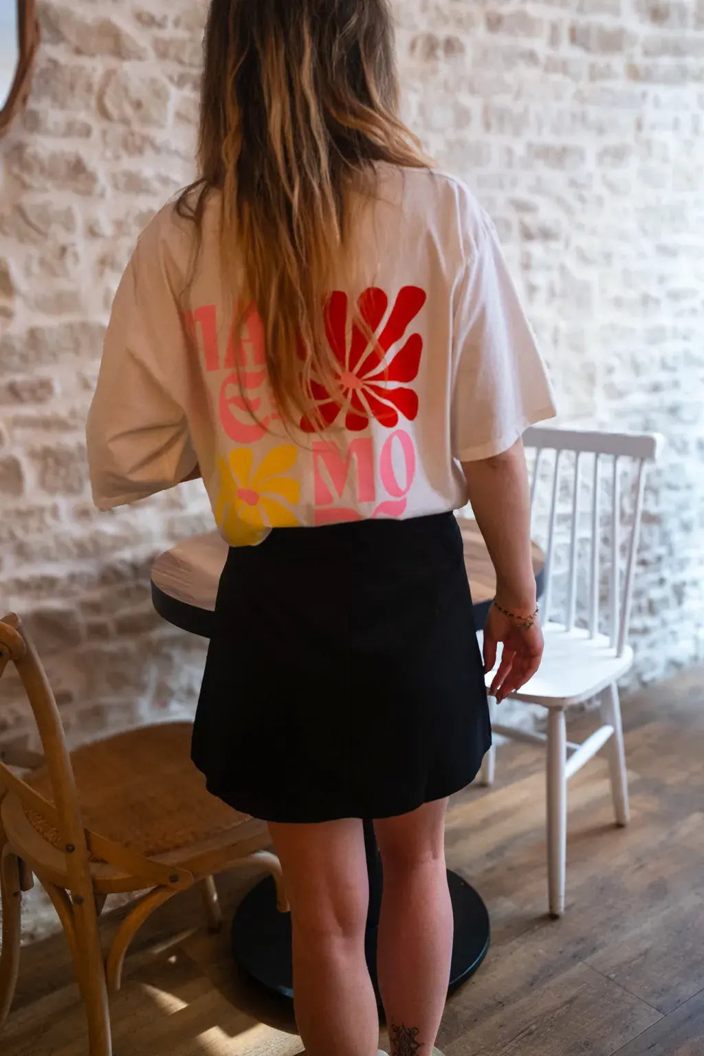 Jupe-short Mona noire