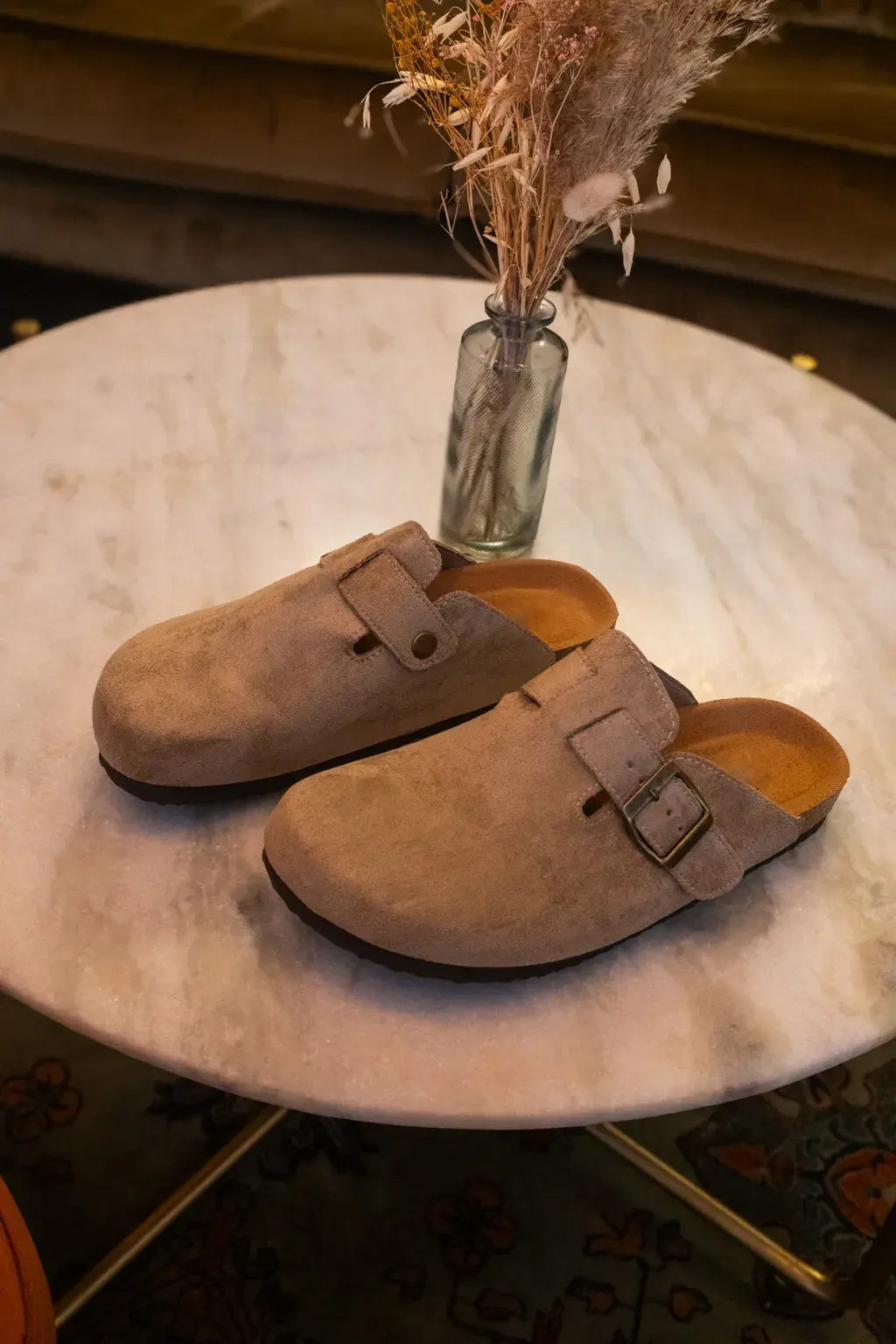 Mules Noa taupe