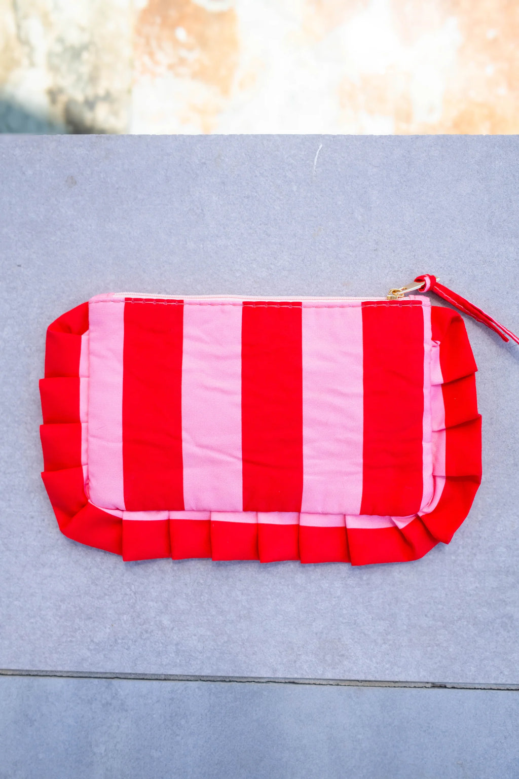 Pochette froufrou More amore rouge