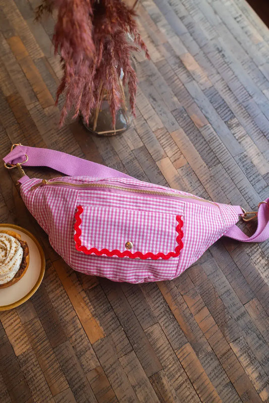 Sac banane Suzette rose