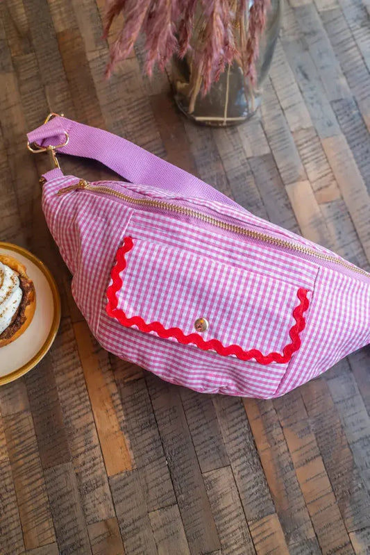 Sac banane Suzette rose