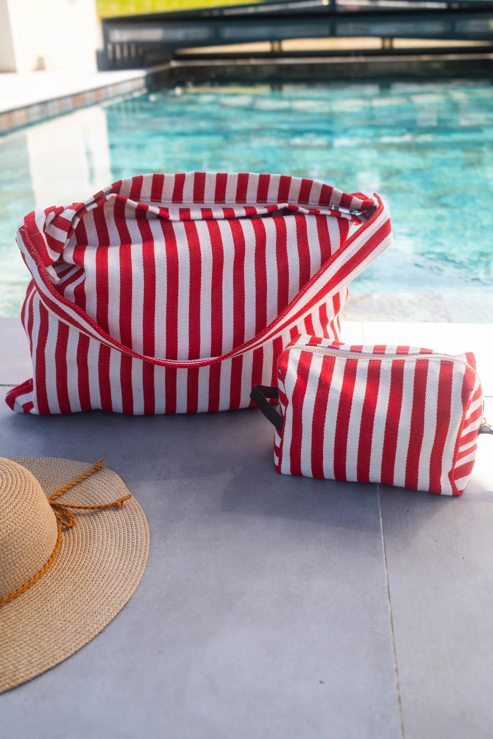 Sac cabas Soline L rouge
