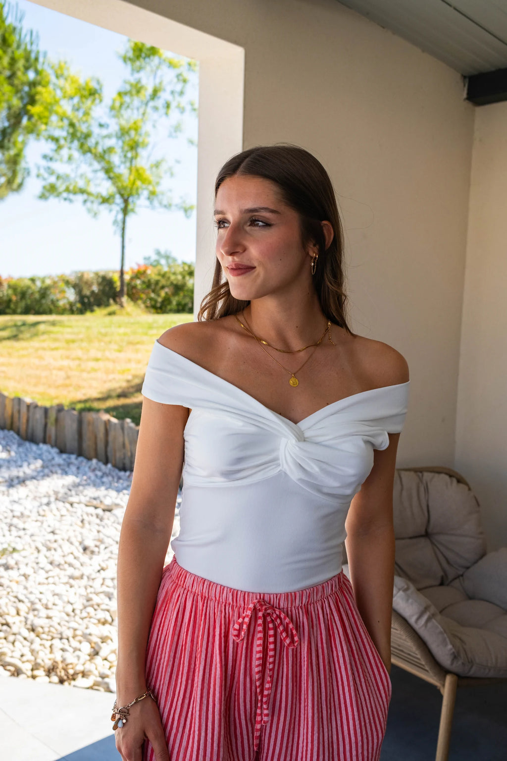 Top Lilo écru