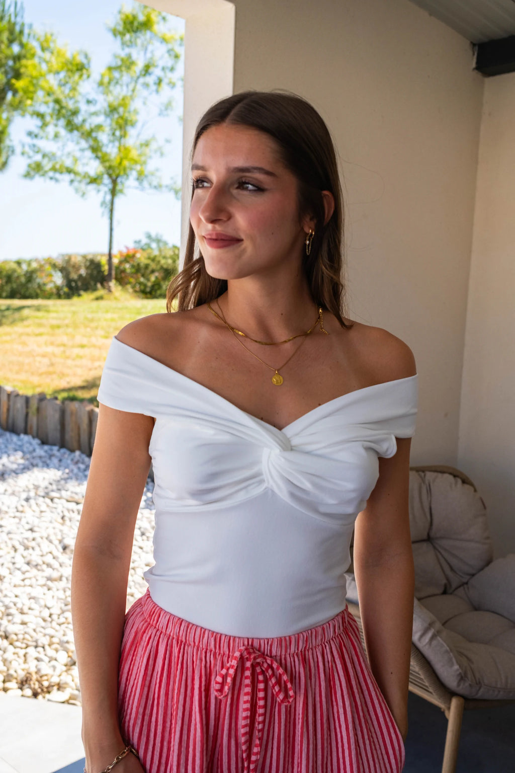 Top Lilo écru