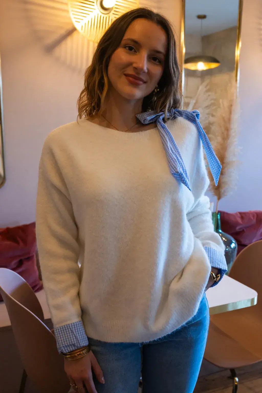 Pull Romina écru