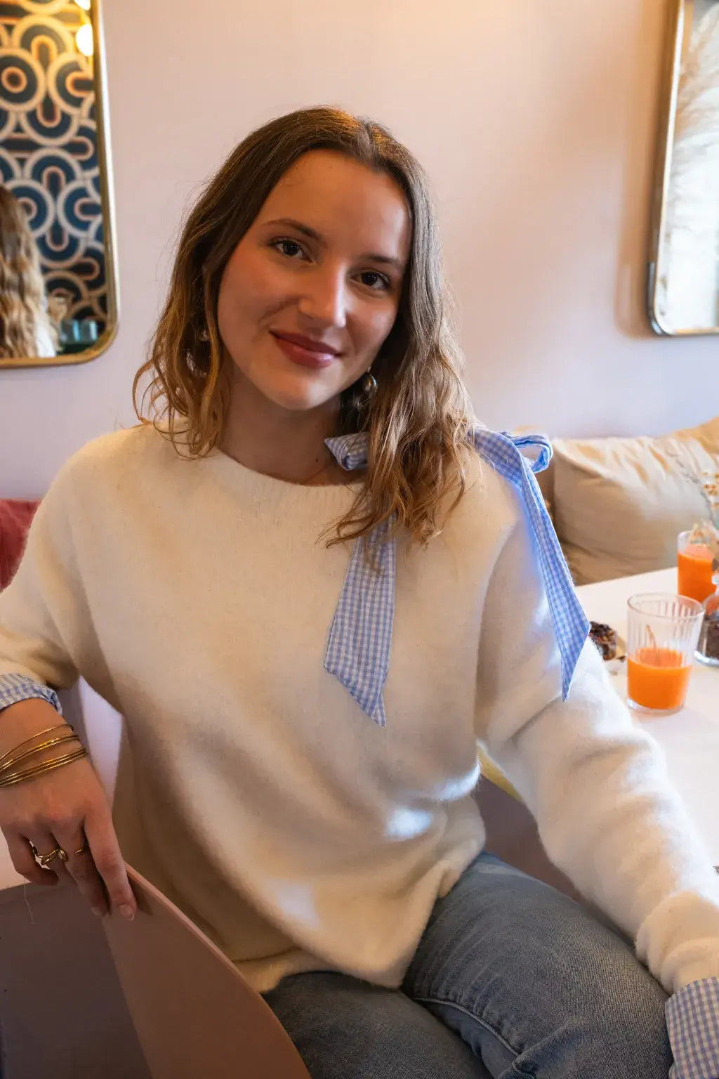 Pull Romina écru